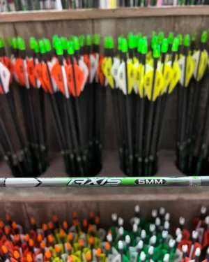 EASTON AXIS 5MM FLETCHED ARROWS